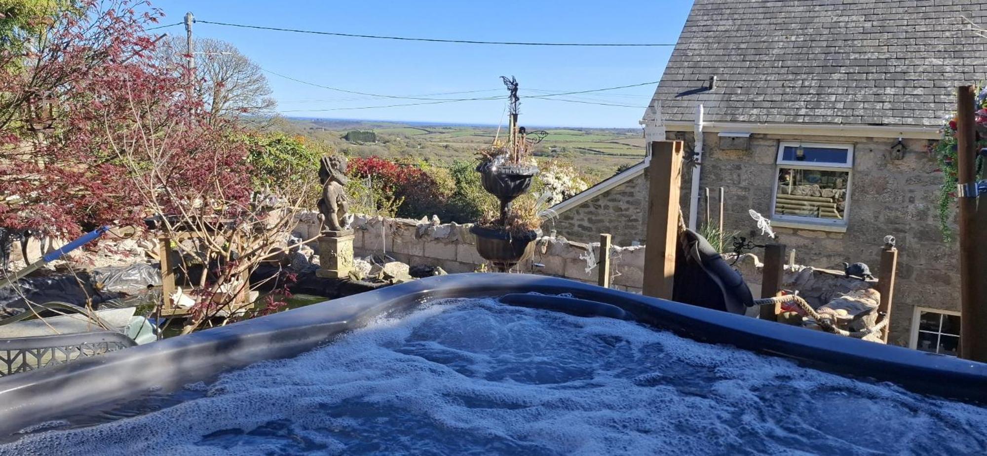 Cosy Cornish Cabin Сент-Остел Экстерьер фото
